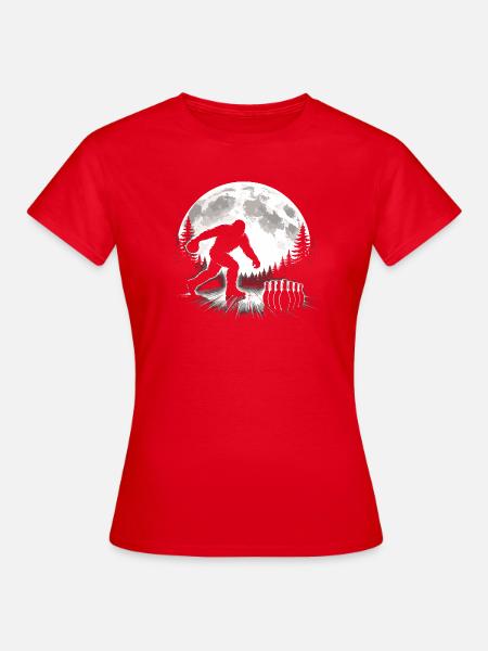 Bigfoot Bowling - Frauen T-Shirt - Rot