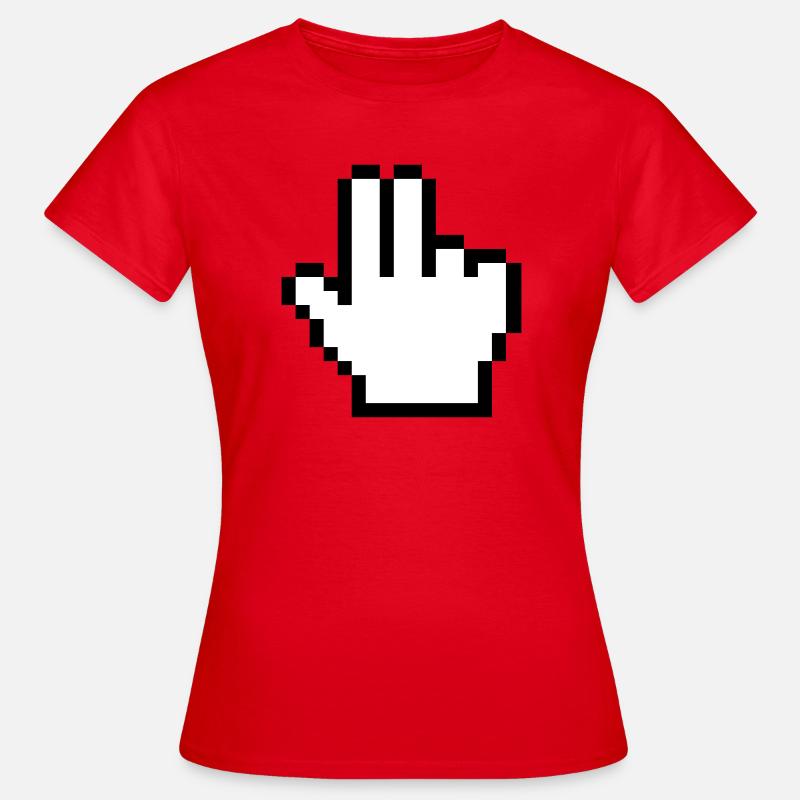 Mouse hand 2 fingers - Women's T-Shirt - red