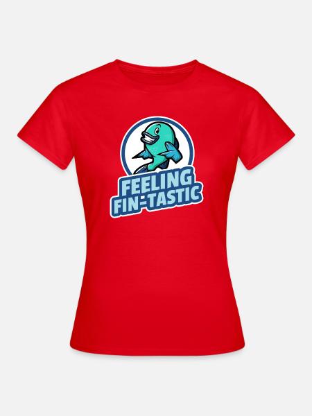 Fin-tastisch fühlen - Frauen T-Shirt - Rot