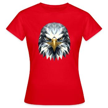 Eagle Bald Eagle Golden Eagle White-tailed Eagle - Women's T-Shirt - red - Front - AI Model Female 172 dark (172cm)