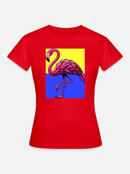 Flamingo - Frauen T-Shirt - Rot