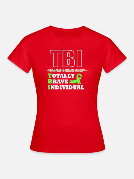 Autounfall Schädel-Hirn-Trauma Schädelhirntrauma - Frauen T-Shirt - Rot