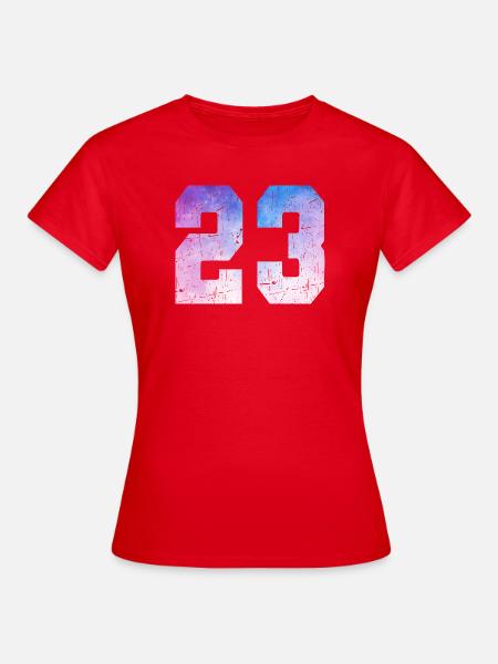 Ausgabe 23 – 23-jähriges Jubiläumsgeschenk - Frauen T-Shirt - Rot
