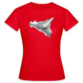 Siciliana Doc Women's & Kids T-Shirt - Women's T-Shirt - red - Front - AI Model Female 172 dark (172cm)