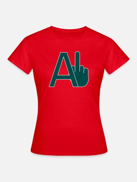 AI - Frauen T-Shirt - Rot