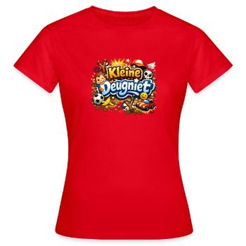 Kleine Schurke Spielwelt - Frauen T-Shirt - Rot - Vorne - AI Model Female 172 dark (172cm)