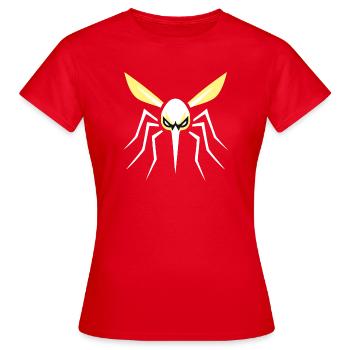 Moustique, Moustique, Insecte, Mal - T-shirt Femme - rouge - Devant - AI Model Female 172 dark (172cm)