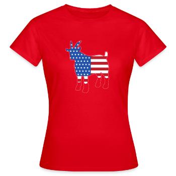 Viehzüchter Vieh - Frauen T-Shirt - Rot - Vorne - AI Model Female 172 dark (172cm)