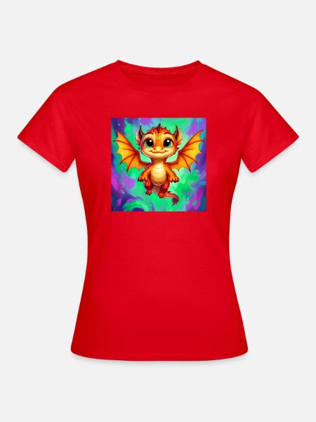 Drache - Frauen T-Shirt - Rot