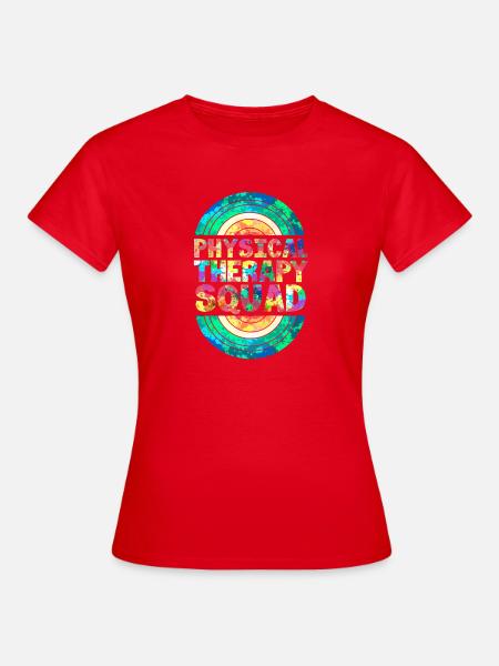 Physiotherapeut Physio Physiotherapie - Frauen T-Shirt - Rot