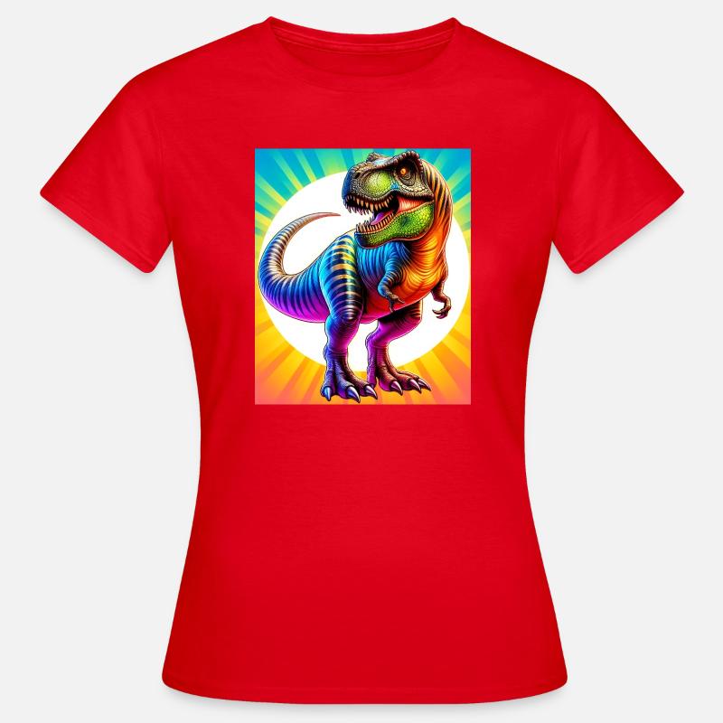 dinosaur - Women's T-Shirt - red