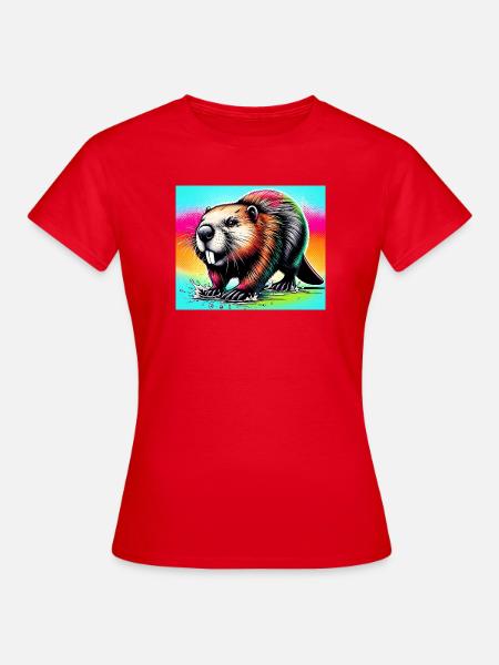 Bieber - Frauen T-Shirt - Rot
