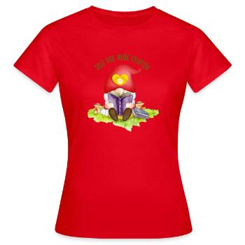 Encore un chapitre - T-shirt Femme - rouge - Devant - AI Model Female 172 dark (172cm)