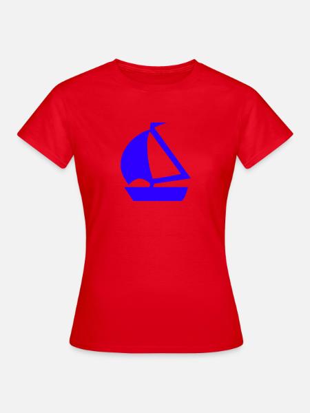 Segeln - Frauen T-Shirt - Rot