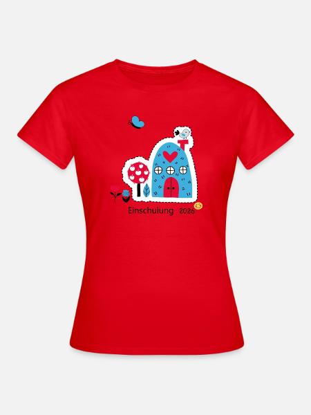 Einschulung 2026  - Frauen T-Shirt - Rot