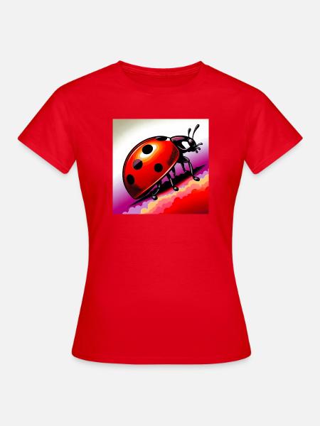 Marienkäfer - Frauen T-Shirt - Rot