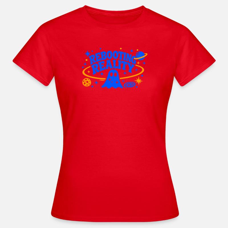 REBOOTING REALITY - Women's T-Shirt - red