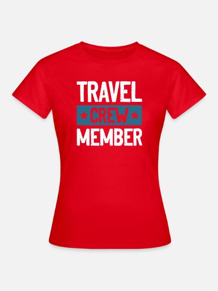 Travel Crew - Frauen T-Shirt - Rot