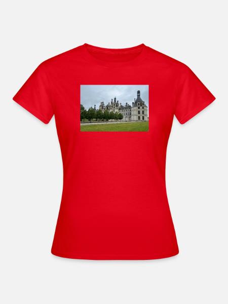 Château de Chambord - Frauen T-Shirt - Rot
