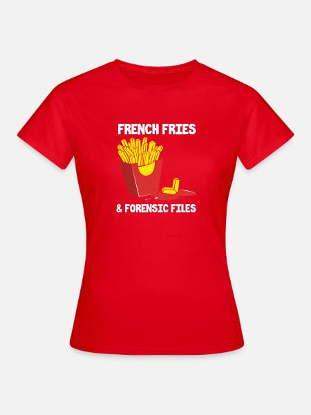 Forensik Forensiker - Frauen T-Shirt - Rot