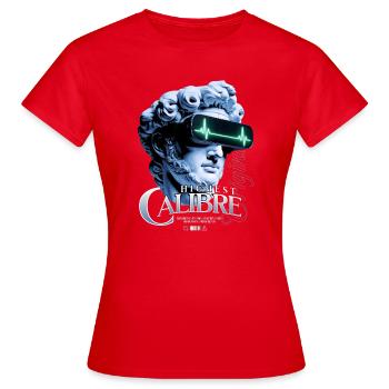 Statue VR de plus haut calibre - T-shirt Femme - rouge - Devant - AI Model Female 172 dark (172cm)