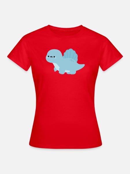 Spinosaurus Nelly - Frauen T-Shirt - Rot