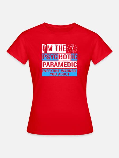 Sanitäter - Frauen T-Shirt - Rot