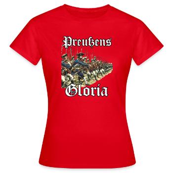 Preußische Linieninfanterie T Hohenzollern Preußen - Frauen T-Shirt - Rot - Vorne - AI Model Female 172 dark (172cm)
