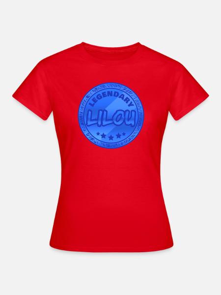 Legendäres LLOU Abzeichen Design - Frauen T-Shirt - Rot