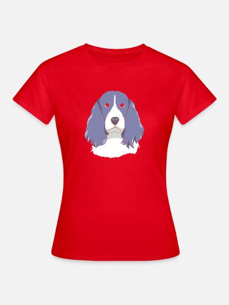Springer Spaniel - Frauen T-Shirt - Rot