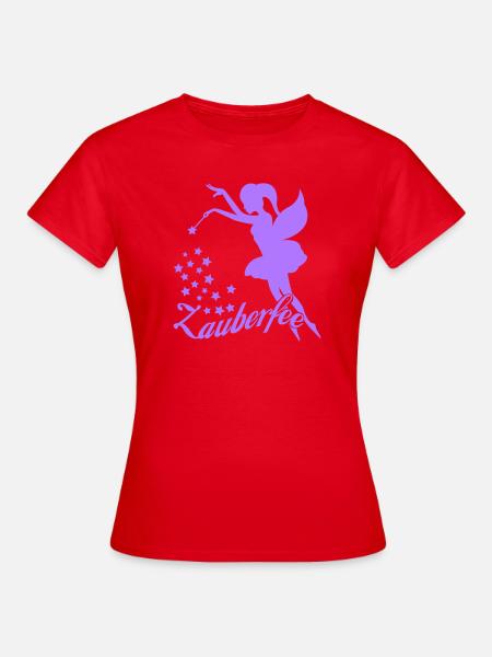 Zauberfee Sternenzauber - Frauen T-Shirt - Rot