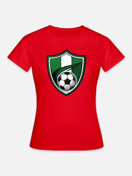 fussball-shield - Frauen T-Shirt - Rot