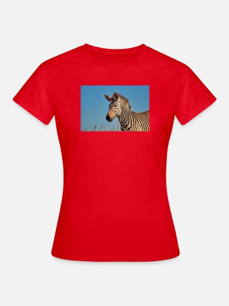 Bergzebra - Frauen T-Shirt - Rot