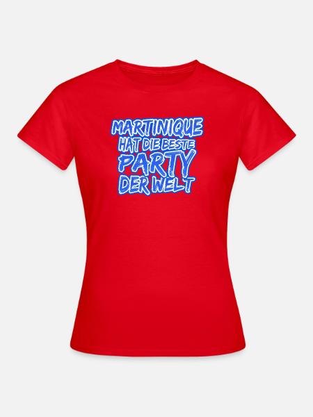 Urlaub Martinique - Frauen T-Shirt - Rot