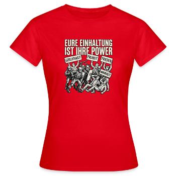 Wahrheit Nicht Verbergen - Frauen T-Shirt - Rot - Vorne - AI Model Female 172 dark (172cm)