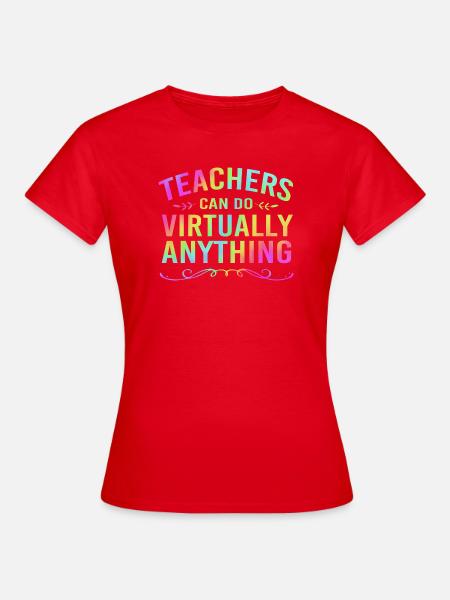 Remote Homeoffice - Frauen T-Shirt - Rot