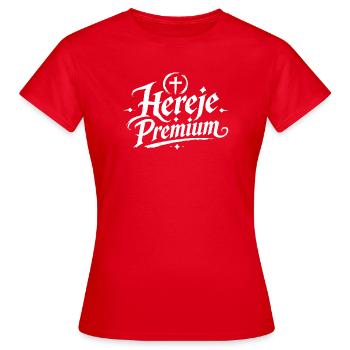Heretic Premium - You're a storyteller - Women's T-Shirt - red - Front - AI Model Female 172 dark (172cm)