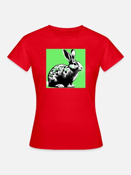 Kaninchen - Frauen T-Shirt - Rot