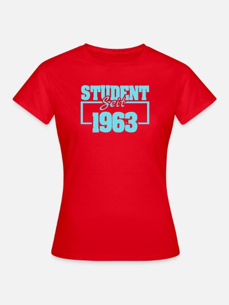 seit 1963 - Frauen T-Shirt - Rot