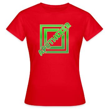 Berufung Apotheker - Frauen T-Shirt - Rot - Vorne - AI Model Female 172 dark (172cm)