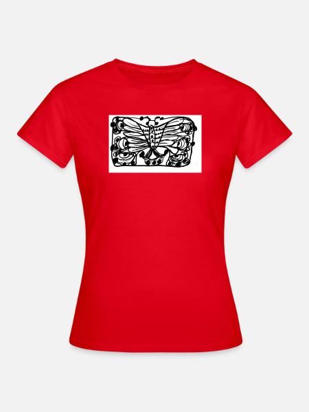 Versteckte Blicke - Frauen T-Shirt - Rot