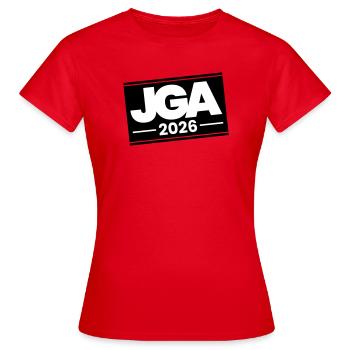 Jga 2026 Bachelor Party - Women's T-Shirt - red - Front - AI Model Female 172 dark (172cm)