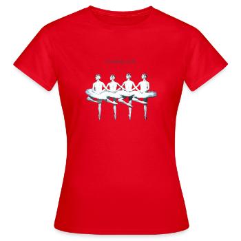 de niche - T-shirt Femme - rouge - Devant - AI Model Female 172 dark (172cm)