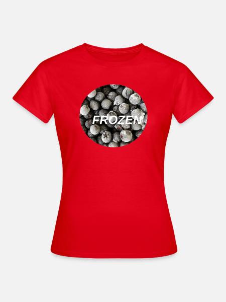 Gefrorene Beere + Superfood - Frauen T-Shirt - Rot