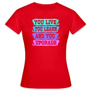 Divorce - Women's T-Shirt - red - Front - AI Model Female 172 dark (172cm)