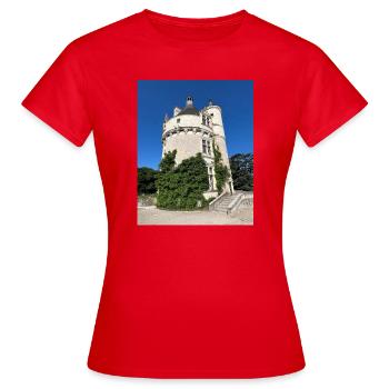 La tour des Marques - T-shirt Femme - rouge - Devant - AI Model Female 172 dark (172cm)