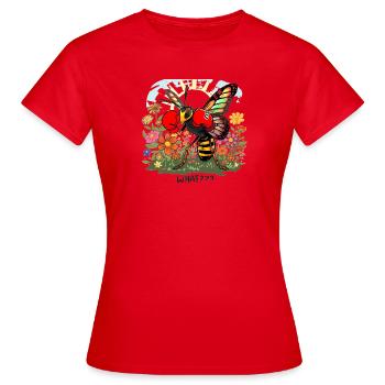 Concours de boxe au Bloemenveld - T-shirt Femme - rouge - Devant - AI Model Female 172 dark (172cm)