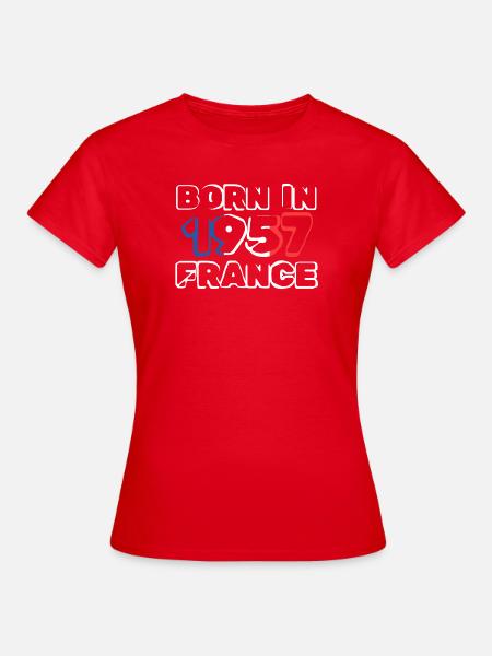 in 1957 - Frauen T-Shirt - Rot