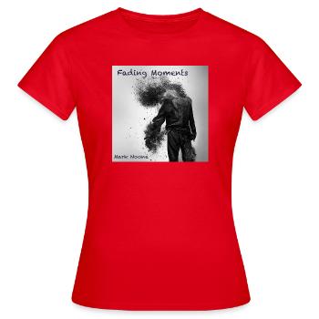 Moments qui s’effacent : par Mark Noone - T-shirt Femme - rouge - Devant - AI Model Female 172 dark (172cm)