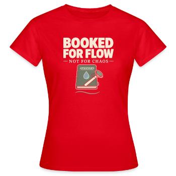 Don de bien-être pour le drainage lymphatique du système lymphatique - T-shirt Femme - rouge - Devant - AI Model Female 172 dark (172cm)